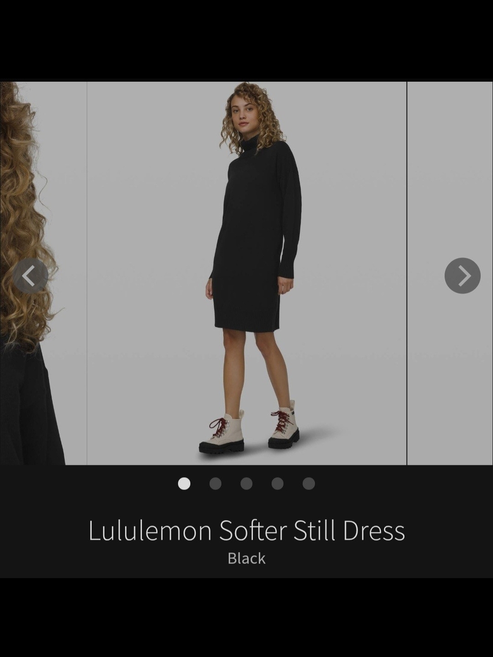 lululemon athletica Softer Still Dress - Black
